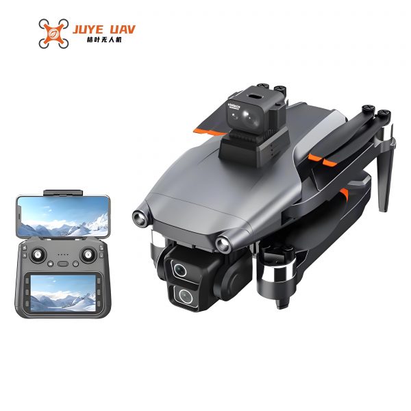 Advanced UAV Drone - 4K Wide-Angle Dual Camera 5G WiFi GPS 3km Remote with Screen Obstacle Avoidance & Foldable RC Quadcopter - Image 3