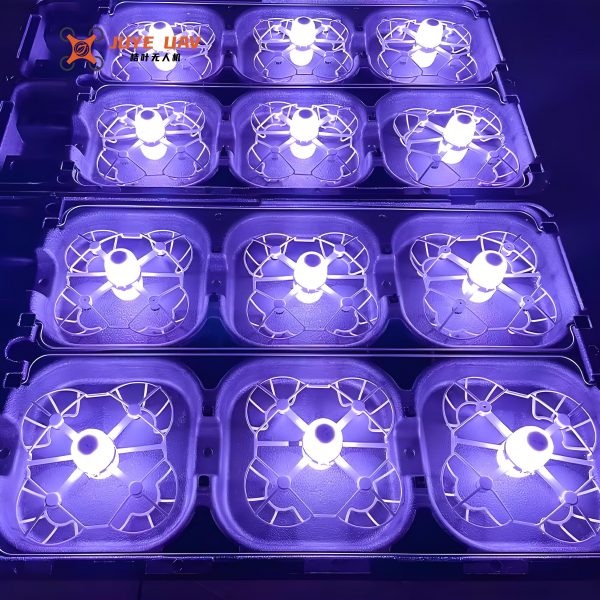 Drone Formation Show System - Synchronized Music & Stunning 3D Animations for Night Performances Real-Time Editing LED Advertising Drones for Rent Fireworks Replacement Solution - Image 3