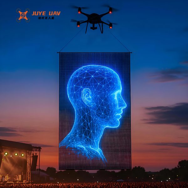 Drone LED Screen Show - Holographic Display Outdoor Digital Moving Poster High-Resolution Magic Carpet Drone Performance Outdoor Holographic Display & Digital Magic Carpet Performances - Image 3