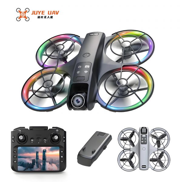 Basic FPV Drone - 4.5" Screen Remote Real-Time FPV Brushless Motors - 480P HD Camera Durable Plastic Build Beginner-Friendly - Image 2