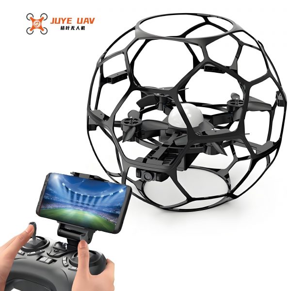 Soccer Racing Drone - Easy-Fly Racing Quadcopter with Camera LED Lights & Wind Resistance for Interactive Aerial Football Games - Image 3
