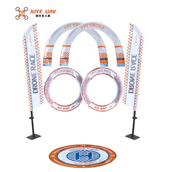 National Youth Drone Competition Obstacle Training Equipment Kits - Practice Rings, Blade Flags, Cube Gates & Landing Pads