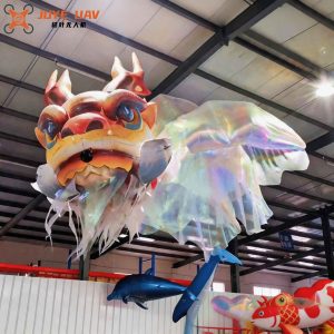 Inflatable Flying Aircraft Model - Customizable Design, LED Lighting Option, Eye-Catching for Festivals, Sports Games and Concerts